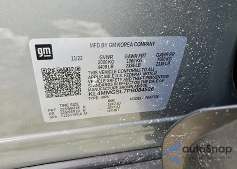 2023 Buick Encore Gx Essence z USA, uszkodzony, nr VIN KL4MMGSL7PB084526